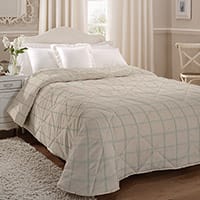 Burnaby bedspread - Duckegg