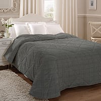 Cambell bedspread - Indigo