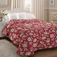 Rievaulx bedspread - Rosebloom