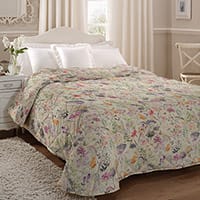 Aylesbury bedspread - Heather