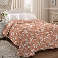 Bergen bedspread - Burnt orange
