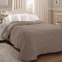 Milazzo bedspread - Praline