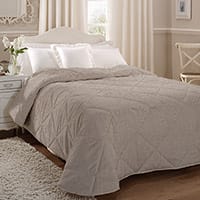 Milazzo bedspread - Pebble