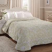 Sauvian bedspread - Pistachio