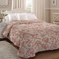 Kinsey bedspread - Rust