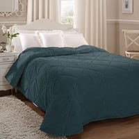 Laval bedspread - Petrol
