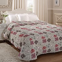 Sterio bedspread - Raspberry
