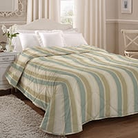 Decorum bedspread - Teal/sage