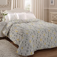 Vector bedspread - Grey