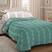 Malva bedspread - Duckegg