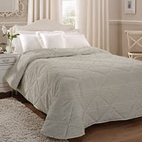 Cali bedspread - Grey/White