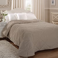 Sicily bedspread - Mink