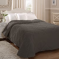 Sicily bedspread - Dark chocolate