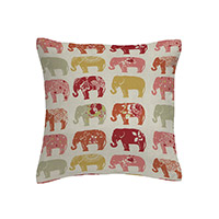 Elephants cushion - Spice