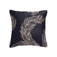 Plume cushion - Indigo