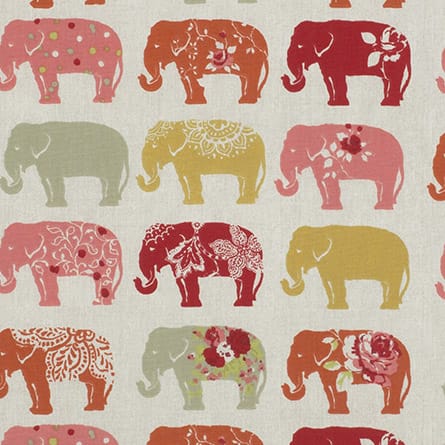 Curtain fabric closeup