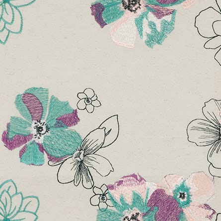 Curtain fabric closeup