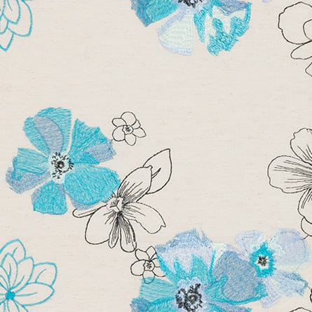 Curtain fabric closeup