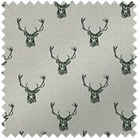 Stags fabric - Charcoal