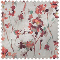 Elsberry fabric - Fiery red