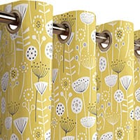 Bergen curtain - Ochre