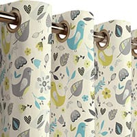 Dalarna curtain - Teal