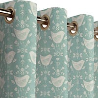 Narvik curtain - Seafoam