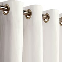 Aragon curtain - White