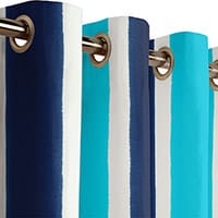 Tie dye curtain - Indigo