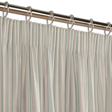 Pencil heading curtain