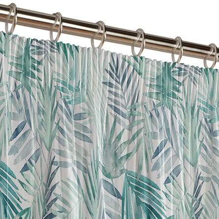 Pencil heading curtain