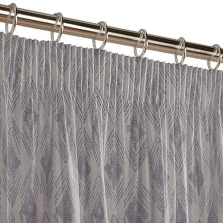 Pencil heading curtain