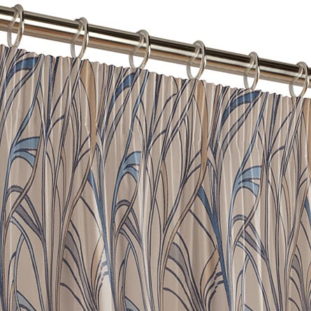 Pencil heading curtain