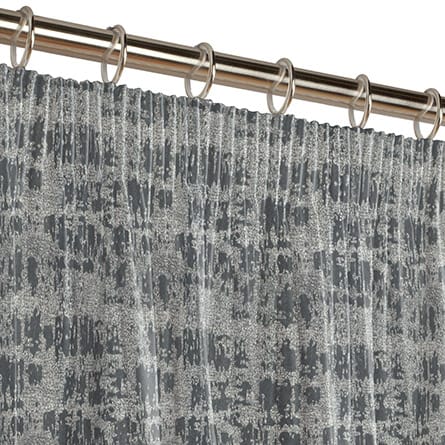 Pencil heading curtain