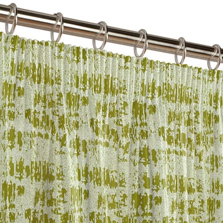 Pencil heading curtain