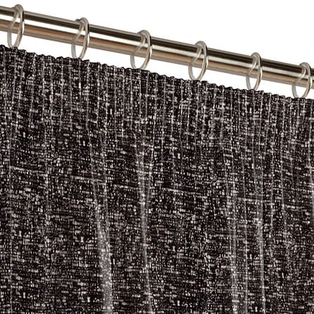 Pencil heading curtain