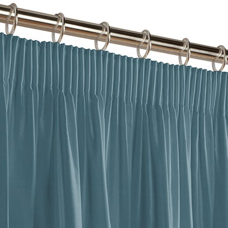 Pencil heading curtain