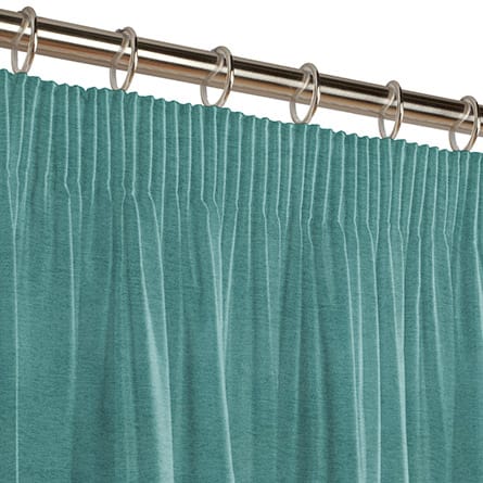 Pencil heading curtain