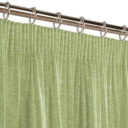 Pencil heading curtain