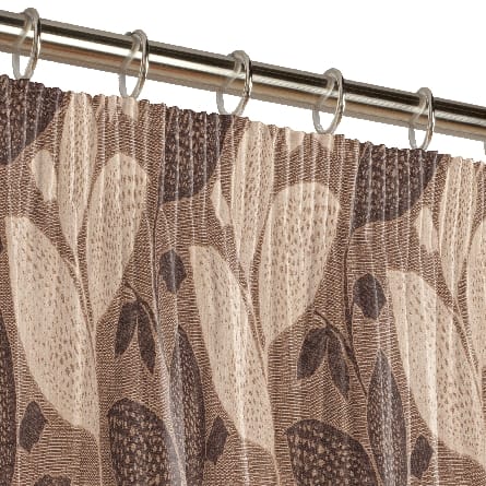 Pencil heading curtain