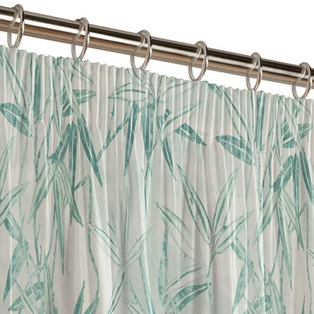 Pencil heading curtain