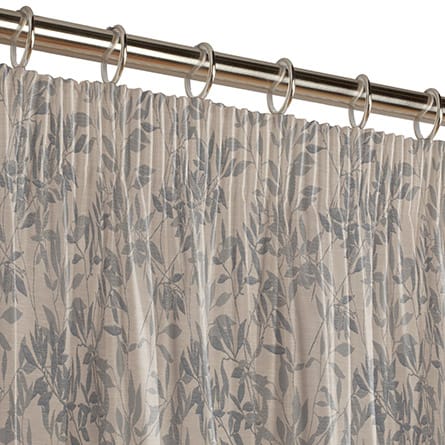 Pencil heading curtain