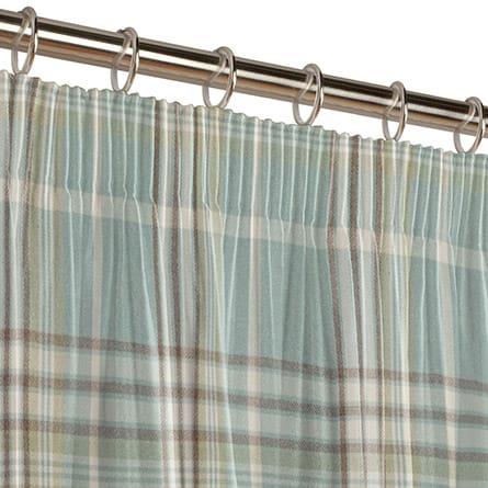 Pencil heading curtain