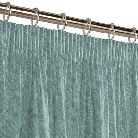 Pencil heading curtain