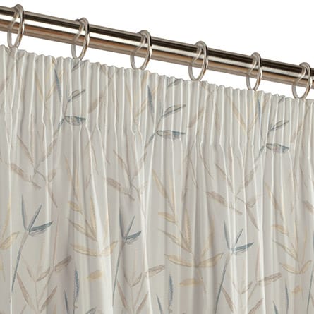 Pencil heading curtain