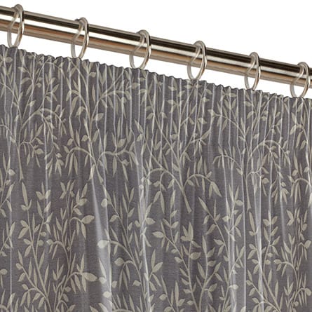 Pencil heading curtain