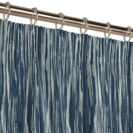 Pencil heading curtain