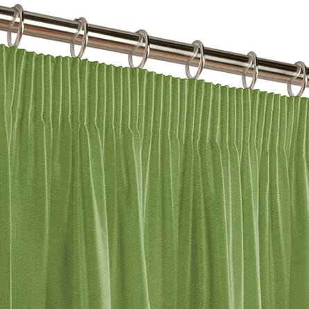Pencil heading curtain