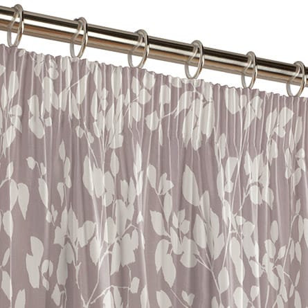 Pencil heading curtain
