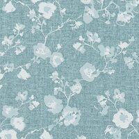 Sakura fabric - Teal